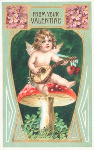 Tarjeta de San Valentín británica de English School
