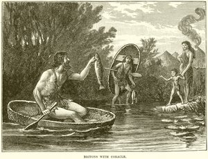Britanos con coracle