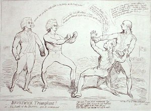 Brunswick Triunfante! publicado por J. Aitken en 1789