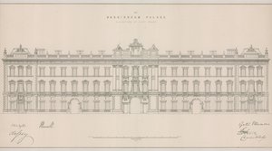 Palacio de Buckingham, Elevación del Frente Este