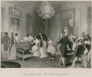 Palacio de Buckingham, el Salón Amarillo de English School