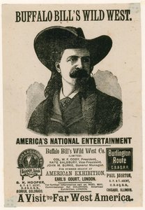 El Salvaje Oeste de Buffalo Bill en Earls Court, Londres de English School