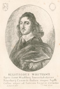 Bulstrode Whitelock (1605-75), comisionado del Gran Sello bajo Cromwell de English School