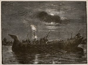 Entierro del Rey Enrique, ilustración de Cassells Illustrated History of England de English School