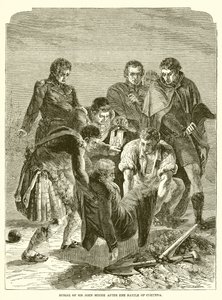 Entierro de Sir John Moore después de la Batalla de La Coruña de English School