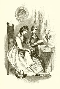Burke leyendo a su madre