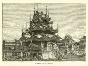 Casa de imágenes birmanas