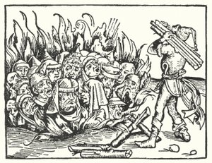 Quema de judíos en tiempos de peste de English School