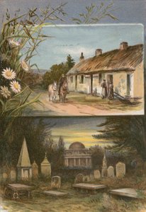La cabaña de Burns, el mausoleo de Burns en Dumfries de English School