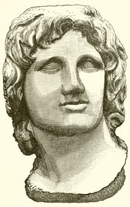 Busto de Alejandro Magno de English School