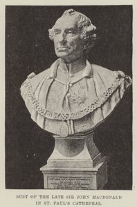 Busto del difunto Sir John Macdonald en la Catedral de St Paul