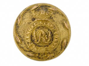 Botón, Bengal Staff Corps, 1876-1891 de English School