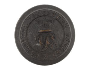Botón, Rifles Voluntarios de Calcuta, antes de 1901
