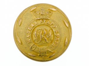 Botón, Cuerpo de Estado Mayor de Madrás, 1861-1876 de English School