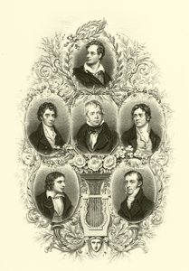 Byron, Southey, Scott, Coleridge, Keats, Montgomery de English School