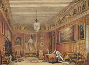 Habitación de Byron en el Palazzo Mocenigo, Venecia de English School