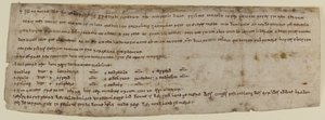 Carta del Rey Alfredo, c898 de English School