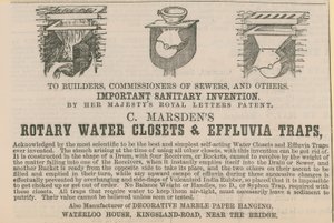 C Marsdens, inodoros rotativos y trampas de efluvios
