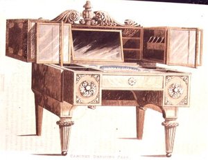 Estuche de tocador, lámina 136 de Ackermann