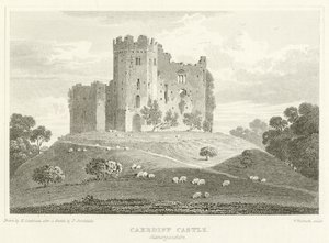 Castillo de Caerdiff, Glamorganshire de English School