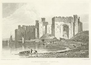 Castillo de Caernarvon, Caernarvonshire de English School