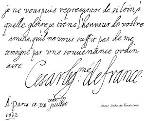 César, Duque de Vendôme