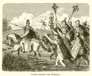 César cruza el Rubicón