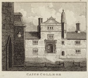 Caius College, parte de la Universidad de Cambridge