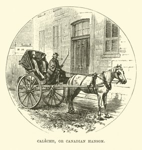Caleche, o Hansom Canadiense