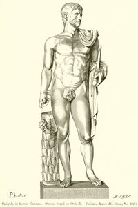 Calígula en traje heroico de English School