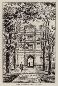 Cambridge: Puerta de la Virtud, Caius College de English School