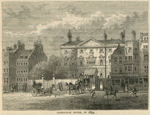 Cambridge House en 1854 de English School