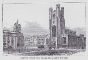 Cambridge, Senate House y la Iglesia de Santa María la Mayor de English School