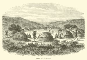 Campamento de bosquimanos