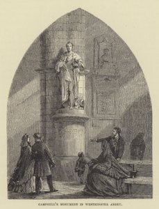 Monumento de Campbell en la Abadía de Westminster (grabado)