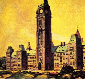 Parlamento de Canadá en Ottawa