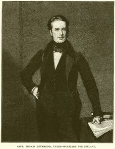 Capitán Thomas Drummond, Subsecretario de Irlanda de English School