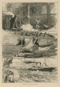 El viaje del Capitán Boyton a través del Canal de English School