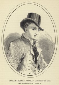 Capitán Robert Barclay, Allardyce de Ury, 1798, Aetatis 19 de English School