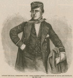 Capitán Vine Hall, comandante del Gran Eastern
