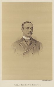 Capitán el Honorable F Johnstone (litografía)