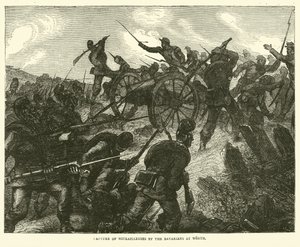 Captura de Mitrailleuses por los bávaros en Worth, agosto 1870 de English School