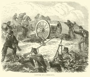 Captura de un cañón de campaña, octubre 1870