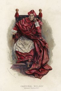 Cardenal Wolsey, de Enrique VIII de Shakespeare de English School
