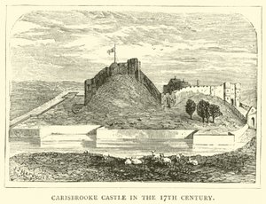Castillo de Carisbrooke en el siglo XVII