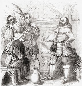 Carpintero, mercerero, tejedor, tintorero y tapicero de la vieja Inglaterra: A Pictorial Museum, pub. 1847 de English School