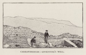 Carrawbrough, Pozo de Coventina (grabado) de English School