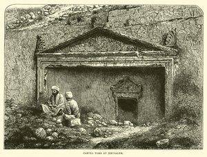 Tumba tallada en Jerusalén