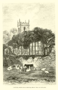 Castillo, Ashby-de-la-Zouch, desde el Patio de English School