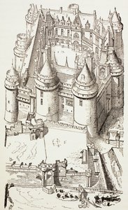 Castillo de Pierrefonds, Francia, c.1880 de English School